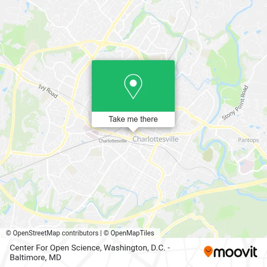 Center For Open Science map