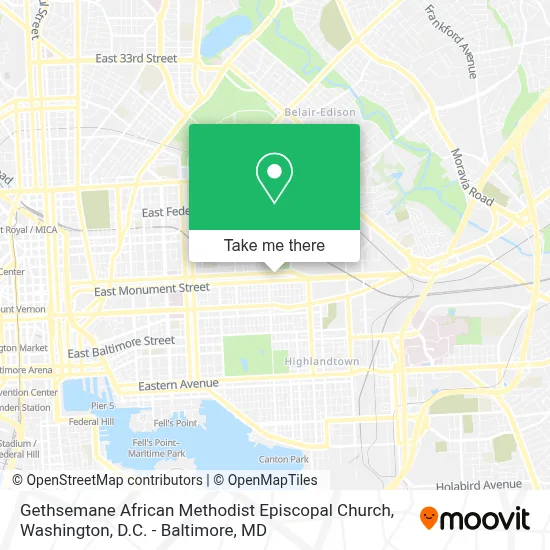 Gethsemane African Methodist Episcopal Church map