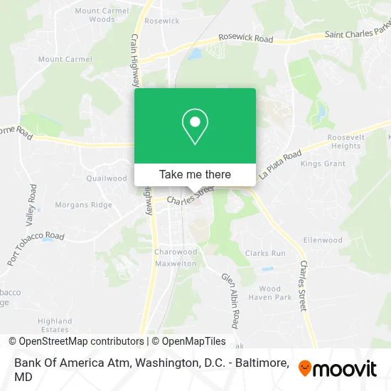 Bank Of America Atm map