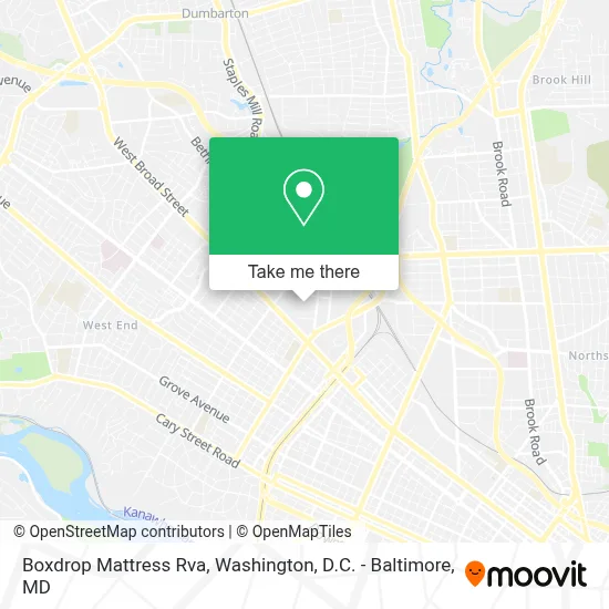Boxdrop Mattress Rva map