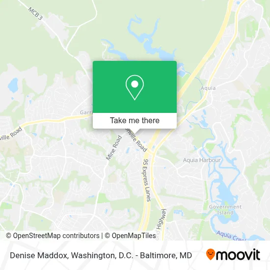 Denise Maddox map