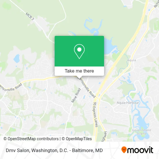Dmv Salon map