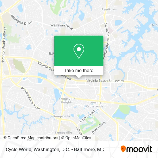 Cycle World map