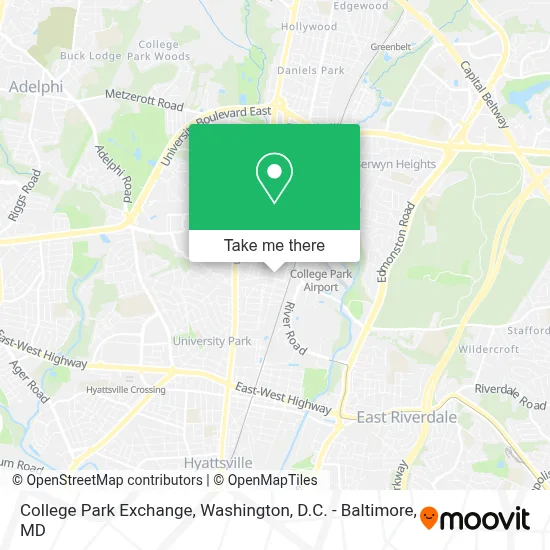 College Park Exchange map