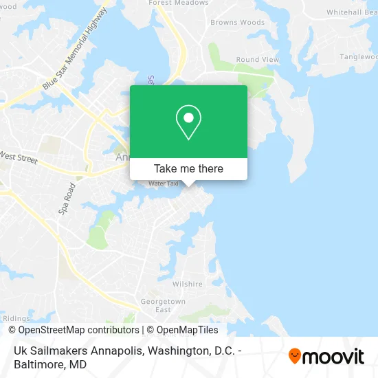 Uk Sailmakers Annapolis map