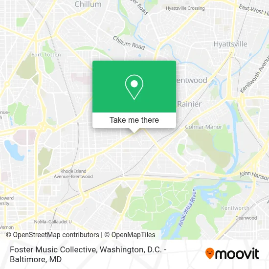 Foster Music Collective map