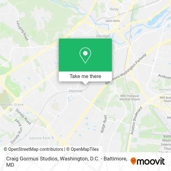 Craig Gormus Studios map