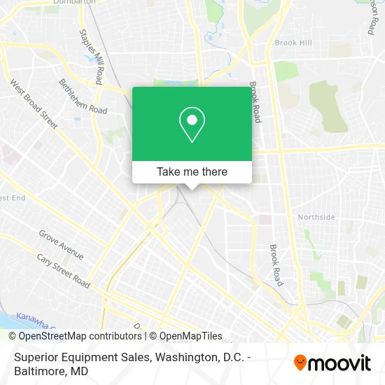 Superior Equipment Sales map