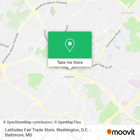 Latitudes Fair Trade Store map