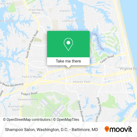 Salon Shampoo map