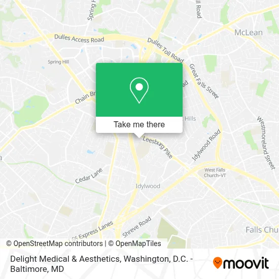 Delight Medical & Aesthetics map
