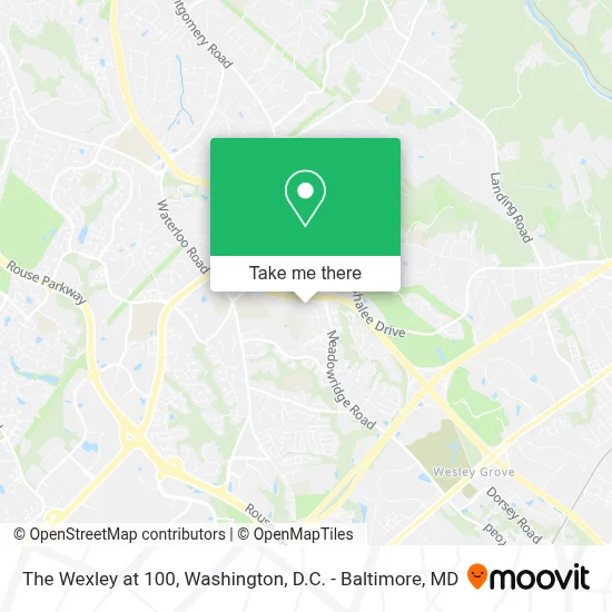 The Wexley at 100 map