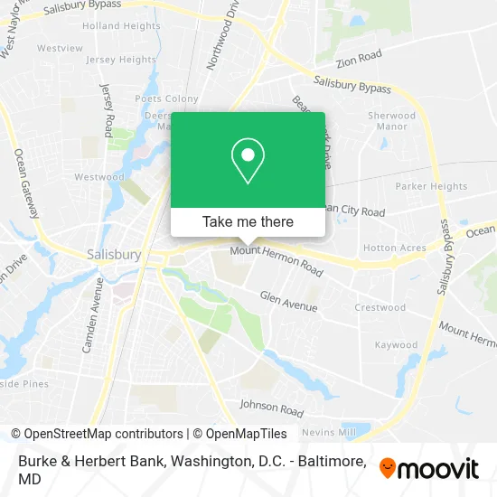 Burke & Herbert Bank map