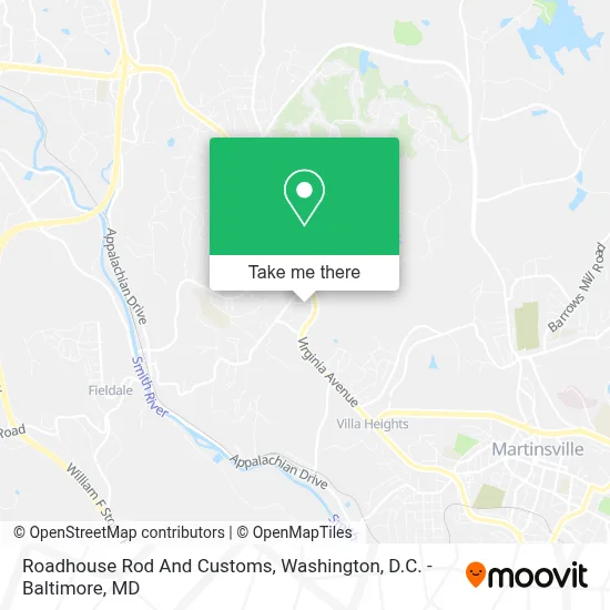 Roadhouse Rod And Customs map