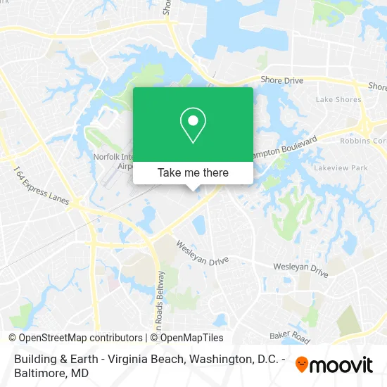 Building & Earth - Virginia Beach map