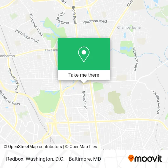 Redbox map