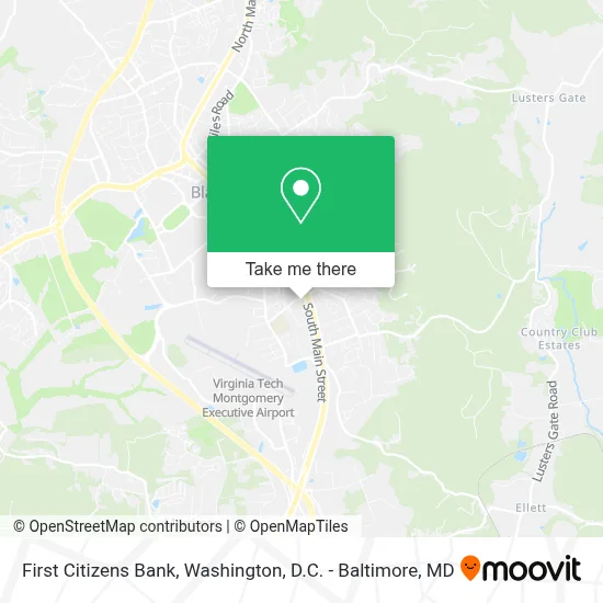 First Citizens Bank map