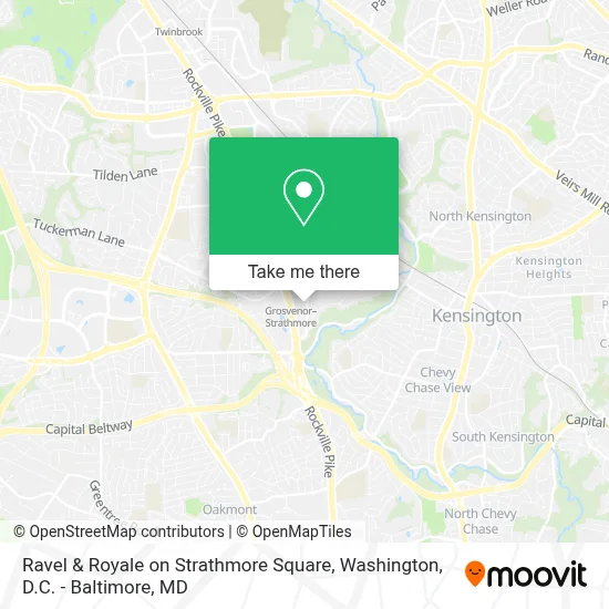 Ravel & Royale on Strathmore Square map