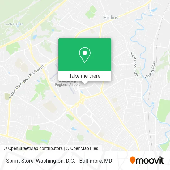 Sprint Store map