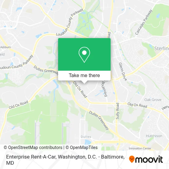 Enterprise Rent-A-Car map