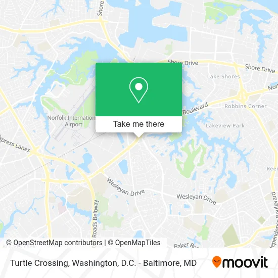 Turtle Crossing map