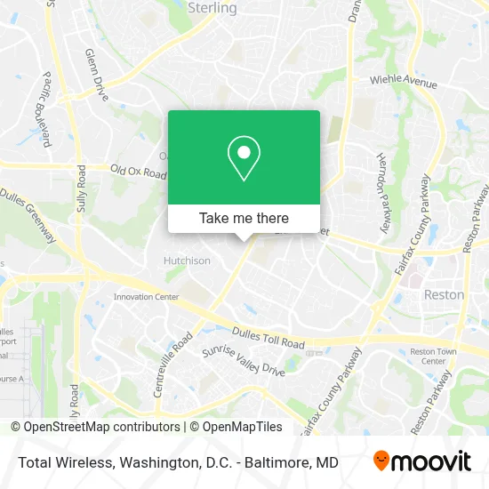 Total Wireless map