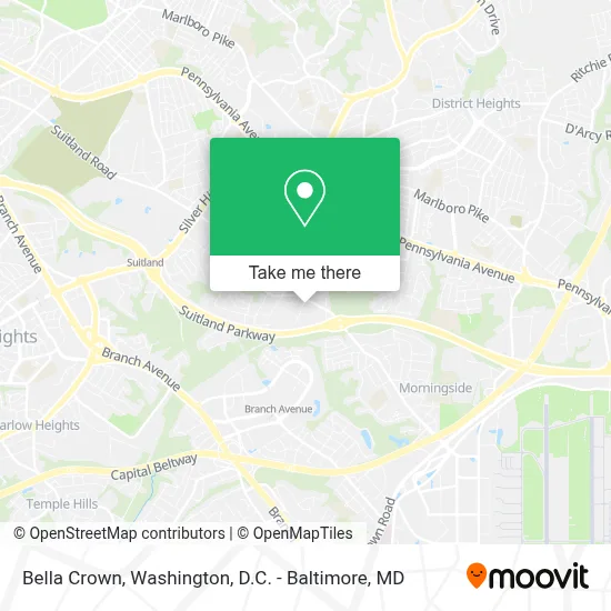 Bella Crown map