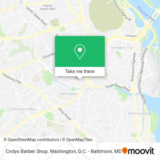 Cndys  Barber Shop map