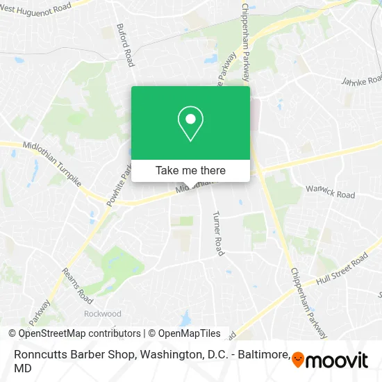 Ronncutts Barber Shop map
