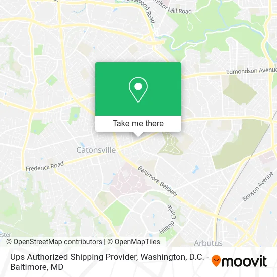 Ups Authorized Shipping Provider map