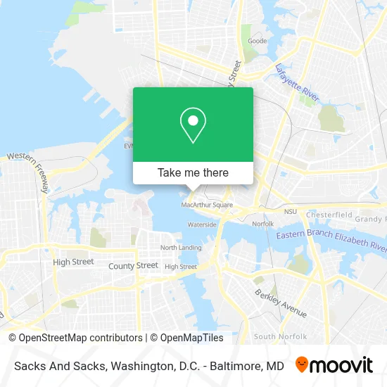Sacks And Sacks map