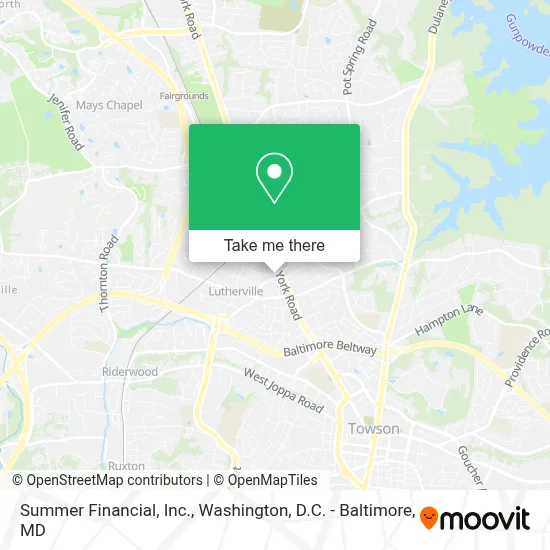 Summer Financial, Inc. map