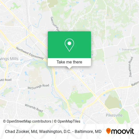 Chad Zooker, Md map