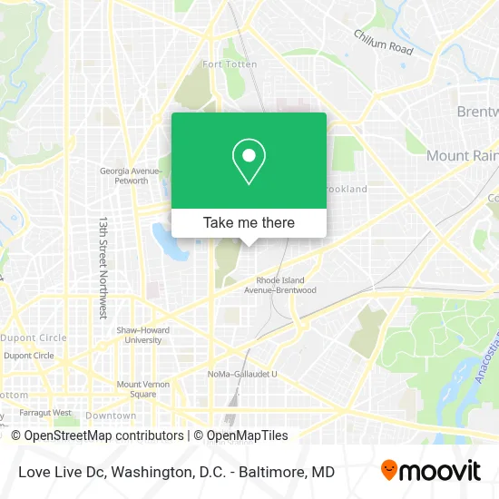 Love Live Dc map