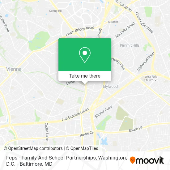 Fcps - Family And School Partnerships map