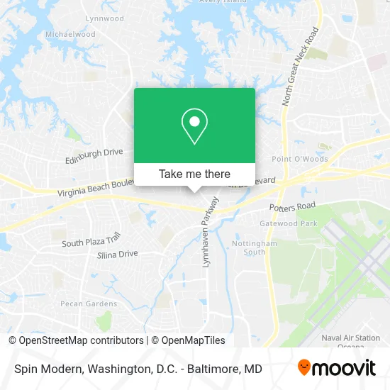 Spin Modern map