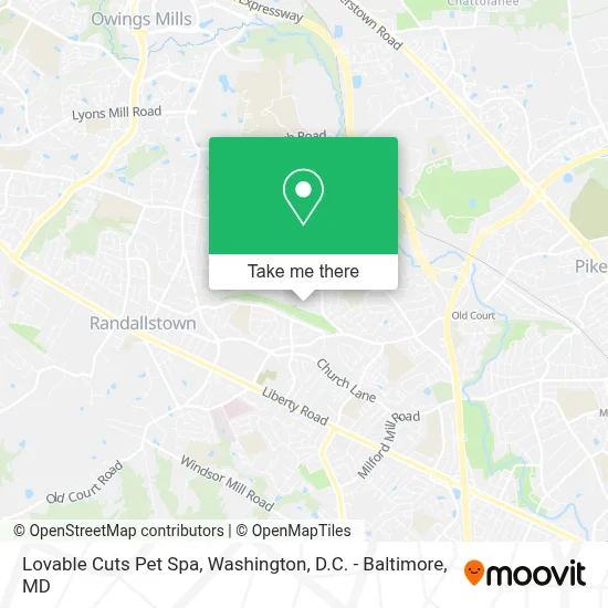 Lovable Cuts Pet Spa map