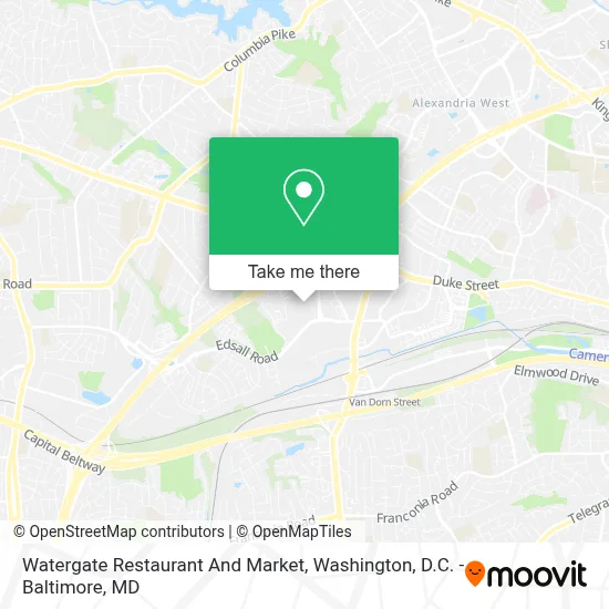 Watergate Restaurant And Market map