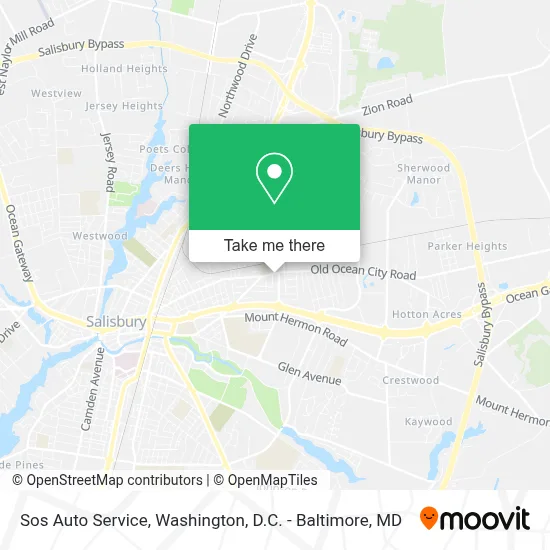 Sos Auto Service map