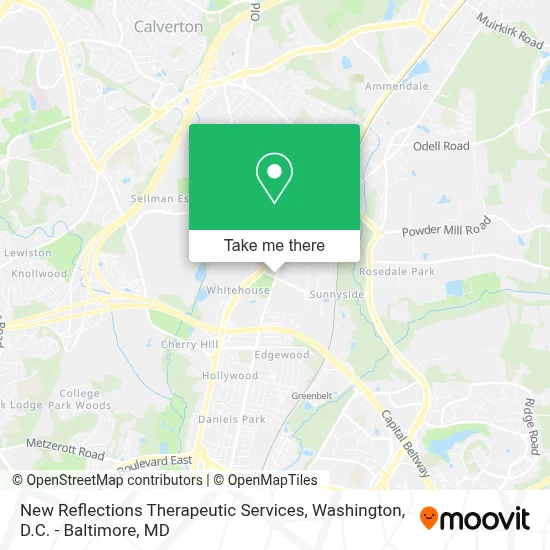 New Reflections Therapeutic Services map