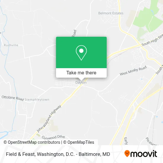 Field & Feast map