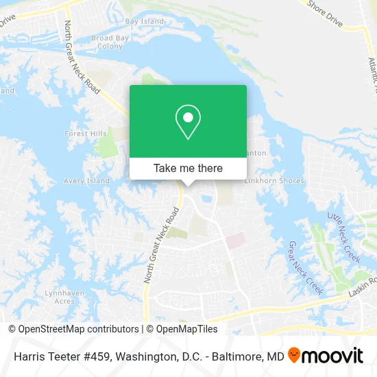 Harris Teeter #459 map