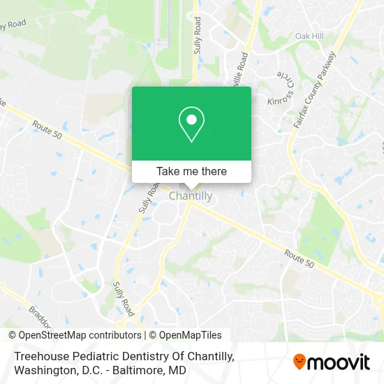 Treehouse Pediatric Dentistry Of Chantilly map
