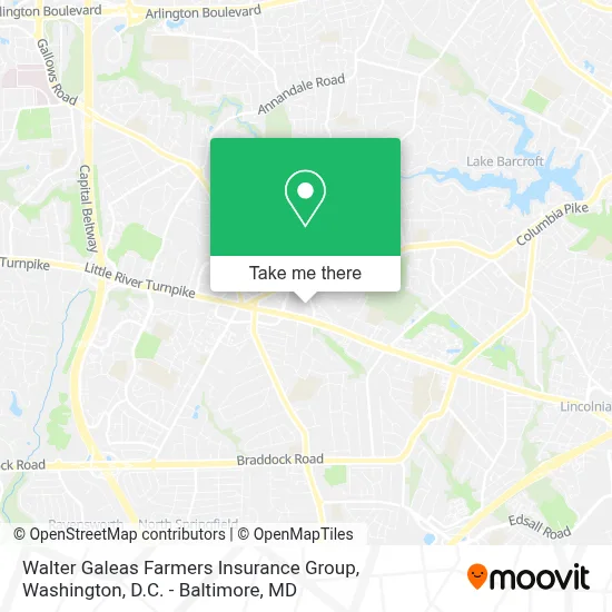 Walter Galeas Farmers Insurance Group map