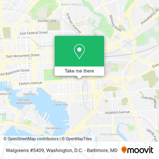 Walgreens #5409 map