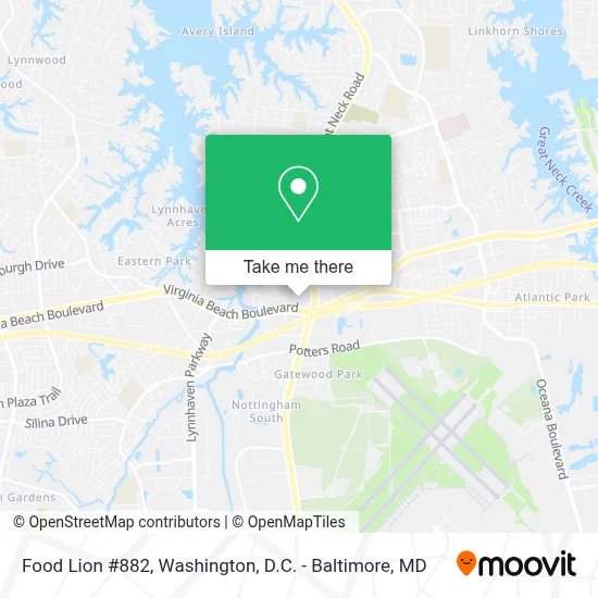 Food Lion #882 map