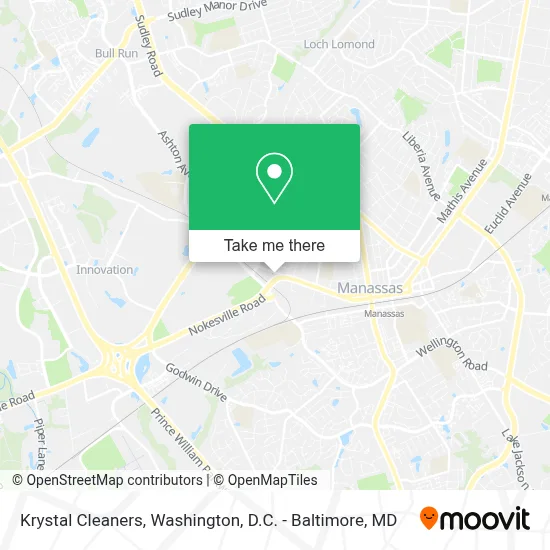 Krystal Cleaners map