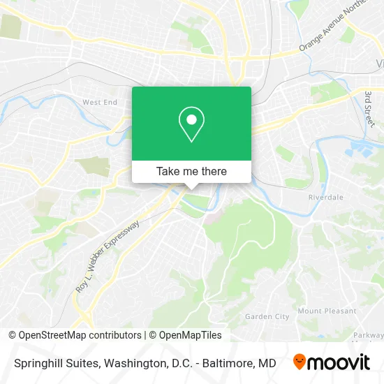 Springhill Suites map