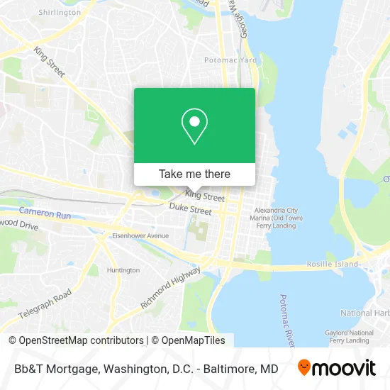 Bb&T Mortgage map