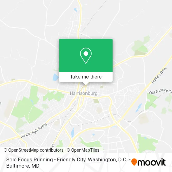 Sole Focus Running - Friendly City map